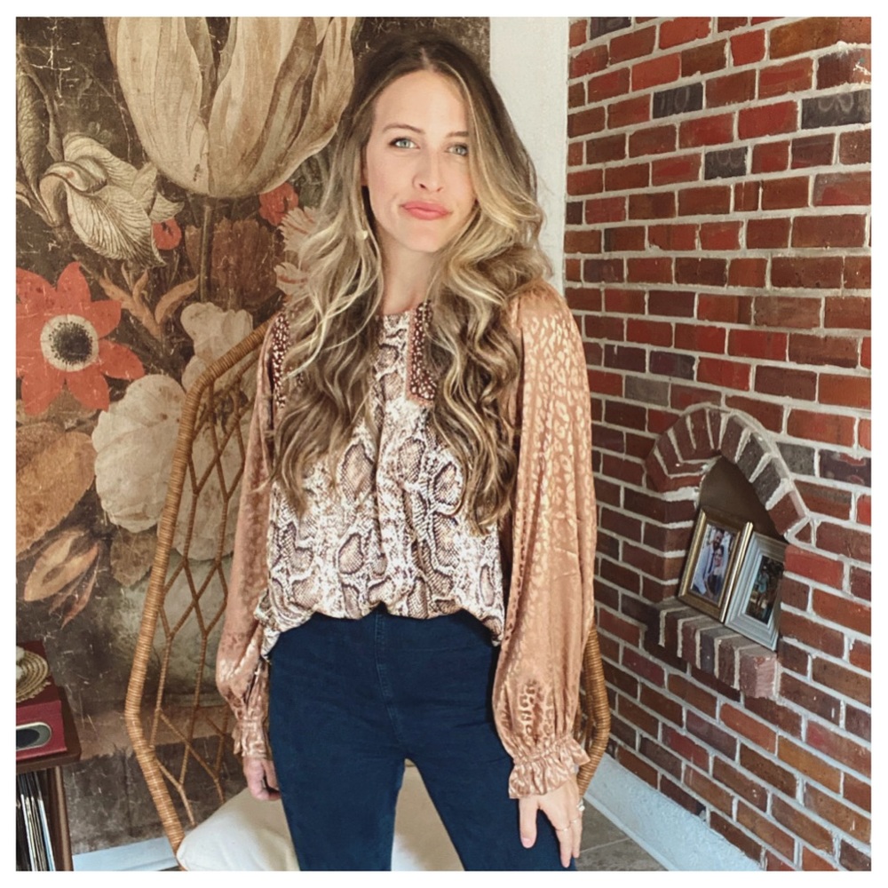 Animal Print Blouse